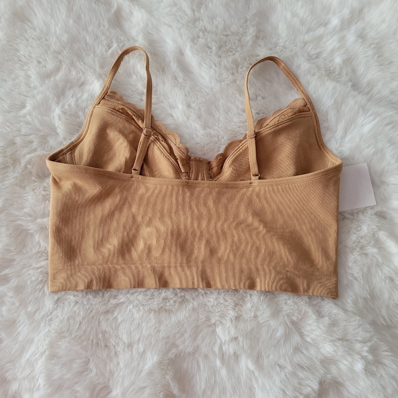 🌻AERIE SUPERCHILL SEAMLESS CORSET BRA TOP SIZE M - Picture 8 of 8